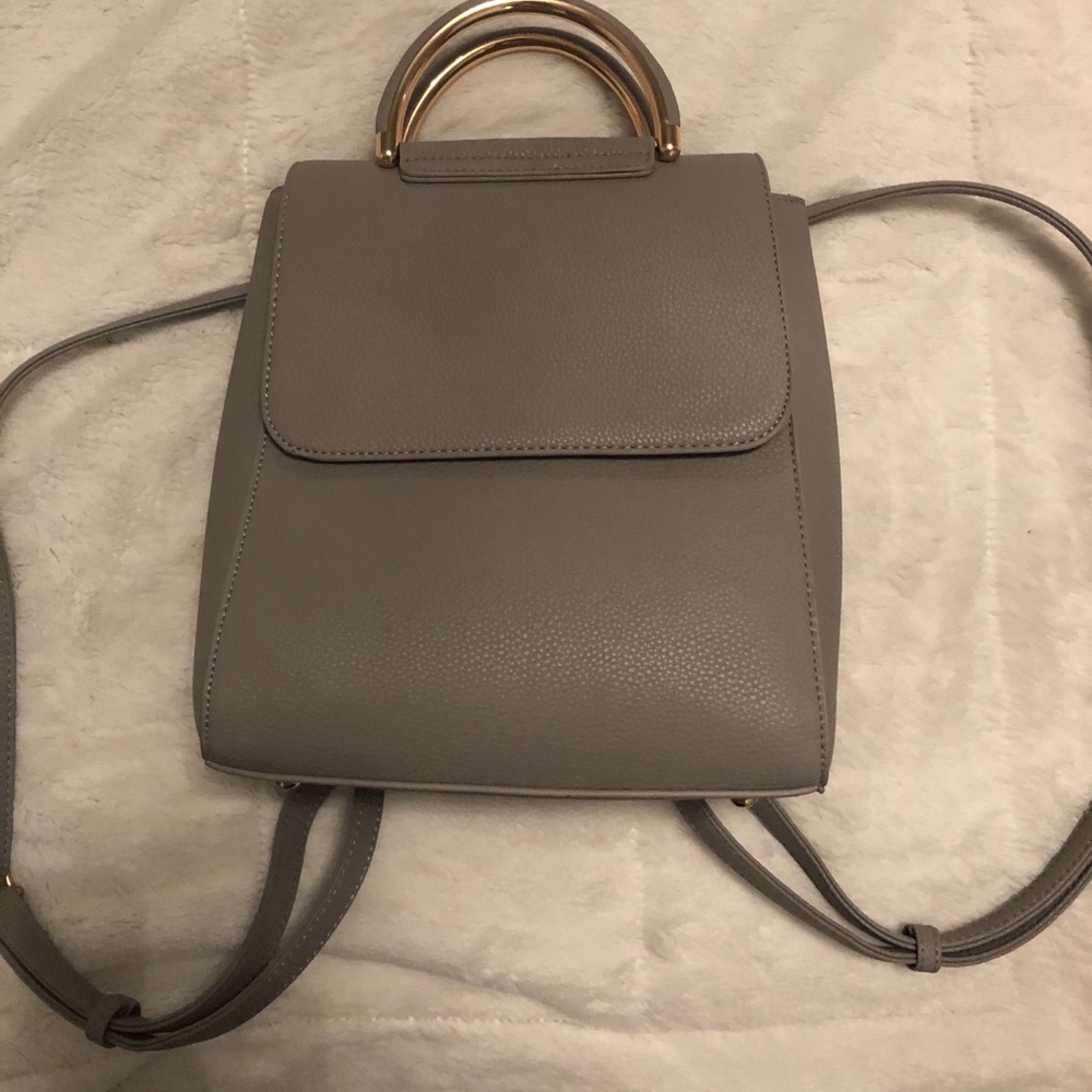 Vegan leather backpack